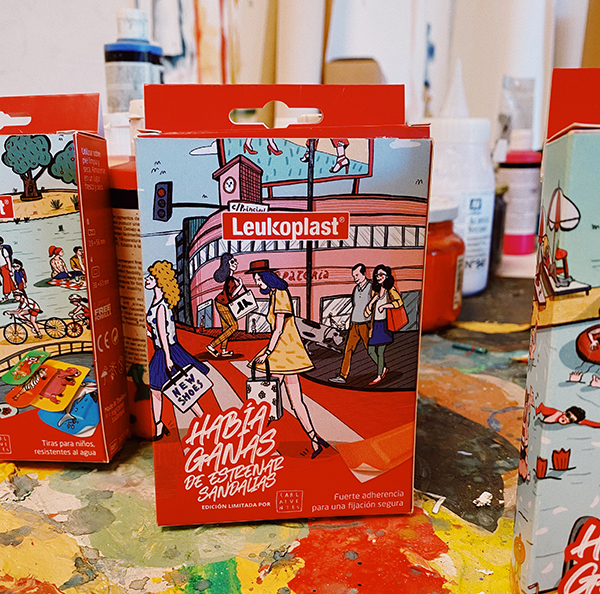 Leukoplast y Carla Fuentes crean “Había Ganas”, una colección solidaria que celebra las ganas de volver a disfrutar de la vida